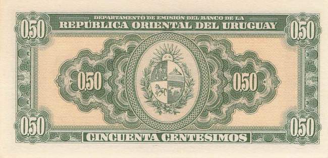Uruguay 50 Centesimos 1939